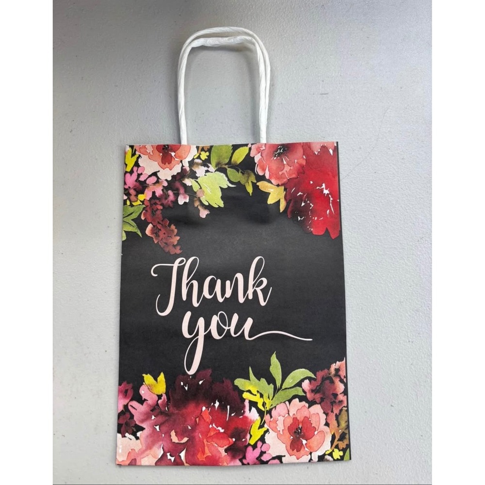 100+ PCS of‎ "Thank You" Gift Bags  5.8L X 8.2H X 3.1W